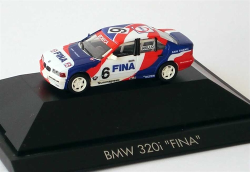 Herpa 035394 BMW 320i Cfs 1993 Oreca Fina No. 6 Laurent Aiello, H0
