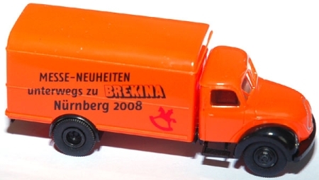 Brekina 2008 Magirus Mercur Koffer, Trade Fair New 2008, H0