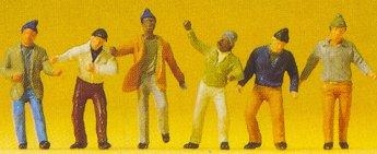 Preiser 20262 Circus Workers, six figures, H0
