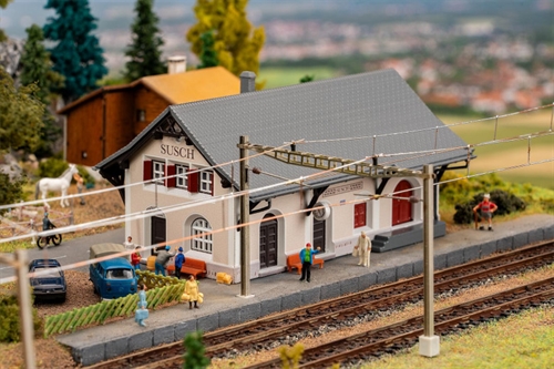 Faller 212125 Susch Train Station, Ep II, Gauge N