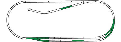 Roco 42011 - ROCO LINE track set C