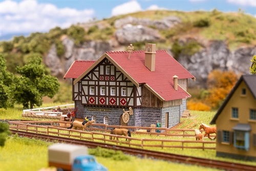  Faller 232138 Inn "Zur Post" with beer garden, Gauge N