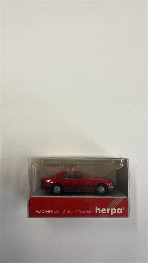 Herpa 025164 Mercedes 500SL, red, H0