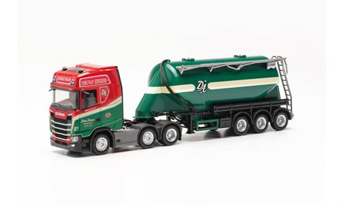 Herpa 316293 SCANIA CS 20 HD EUTERSILO-SATTELZUG „PREBEN HANSEN“ (DÄNEMARK/KJELLERUP), H0 KOMMENDE NYHED 2023