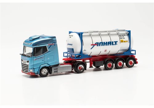 Herpa 316323 DAF XG Semi-trailer container "Spedition Anhalt" (Schleswig-Holstein/Rehm-Flehde-Bargen), H0