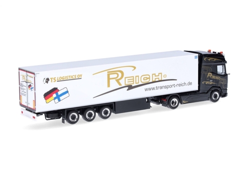 Herpa 318112 DAF XG+ refrigerated semi-trailer "Reich", H0