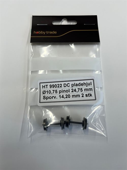 Hobbytrade 99022-2 DC Plate Wheels for Model Trains – 2 pcs