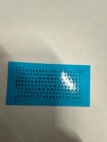 DMC Decals 36s RDAF letters and numbers - Black decals, 2 mm high