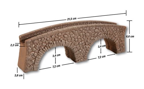 Noch 58692 Arched Bridge, H0