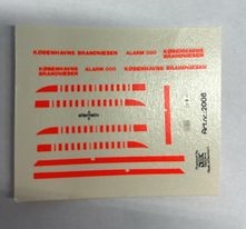 DMC Decals FB038 Copenhagen Fire Department Orange 1:87