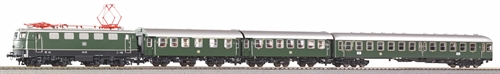Piko 58144 Train set 4 parts BR E41 with conversion car and middle entrance control car DB III, DC