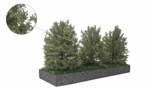 mbr 50-4015 Tall bushes, white green, 7-11 cm, 3 pcs