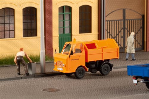 Auhagen 41672 Multicar M22 with waste container, H0