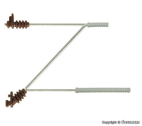 Viessmann 4168 Boom, short, 5 pieces H0