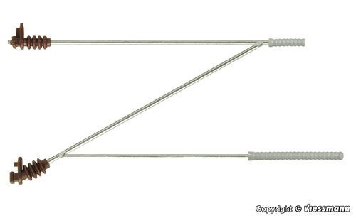 Viessmann 4169 Boom, long, 5 pieces, H0