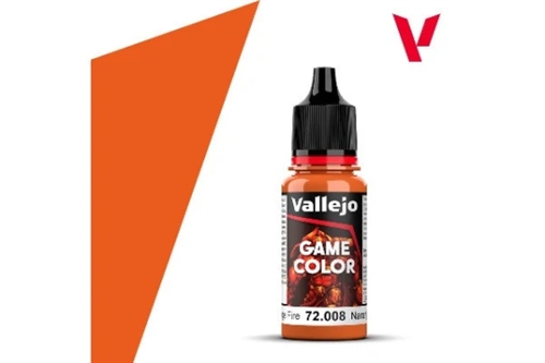  973 Vallejo 72008 Game Color Orange fire, 18 ml (18)