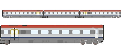 Dekas 8751024 SJ Y2KR 1383 (Herulen), Kustpilen 2000'er design, DC LokSound 