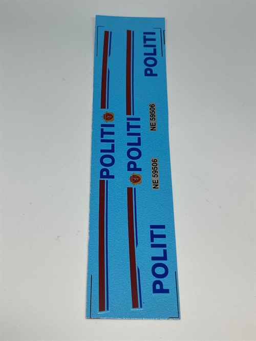 DMC Decals 24-27 Police-N Stripe design