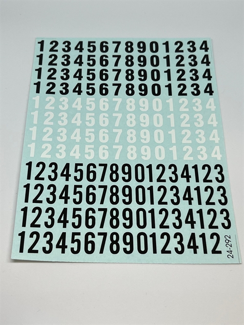 DMC Decals 24-292 Starting Numbers (Test)