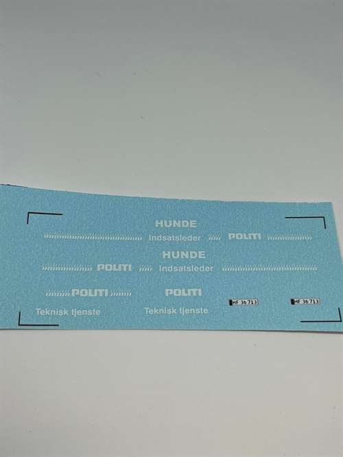 DMC Decals DP 112-116 Dog Car 1:43