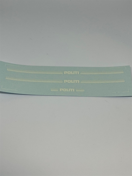 DMC Decals DP 112-114 Police 1:43