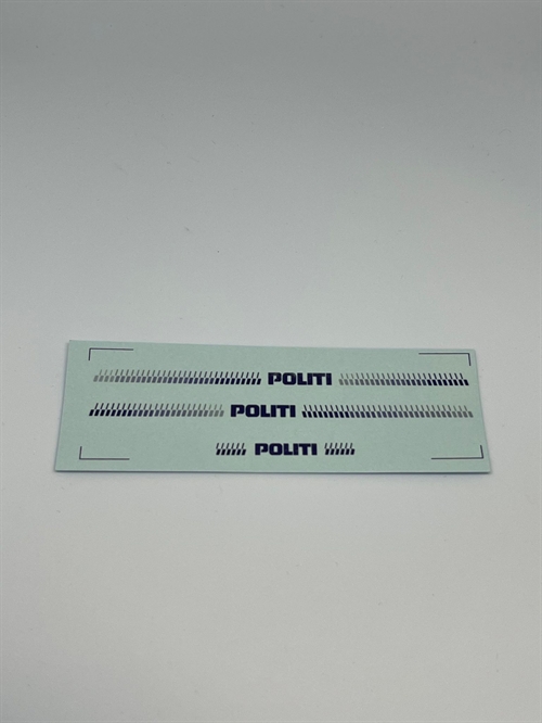 DMC Decals DP112-133 Police 1:43