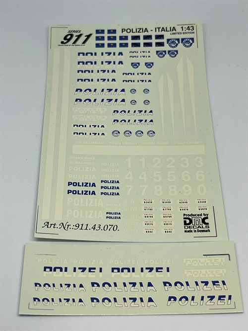 DMC Decals 43-016 Swiss Polizia