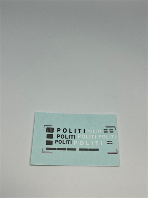 DMC Decals FB041 Police, 1/87
