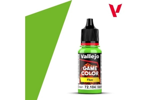 Vallejo 72104 Fluorescent green 18ml (107)