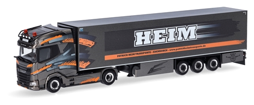Herpa 957632 DAF XG+ refrigerated semi-trailer "Heim Transport", H0