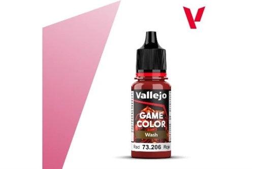 Vallejo 73206 Game Color Wash red 18ml (83)