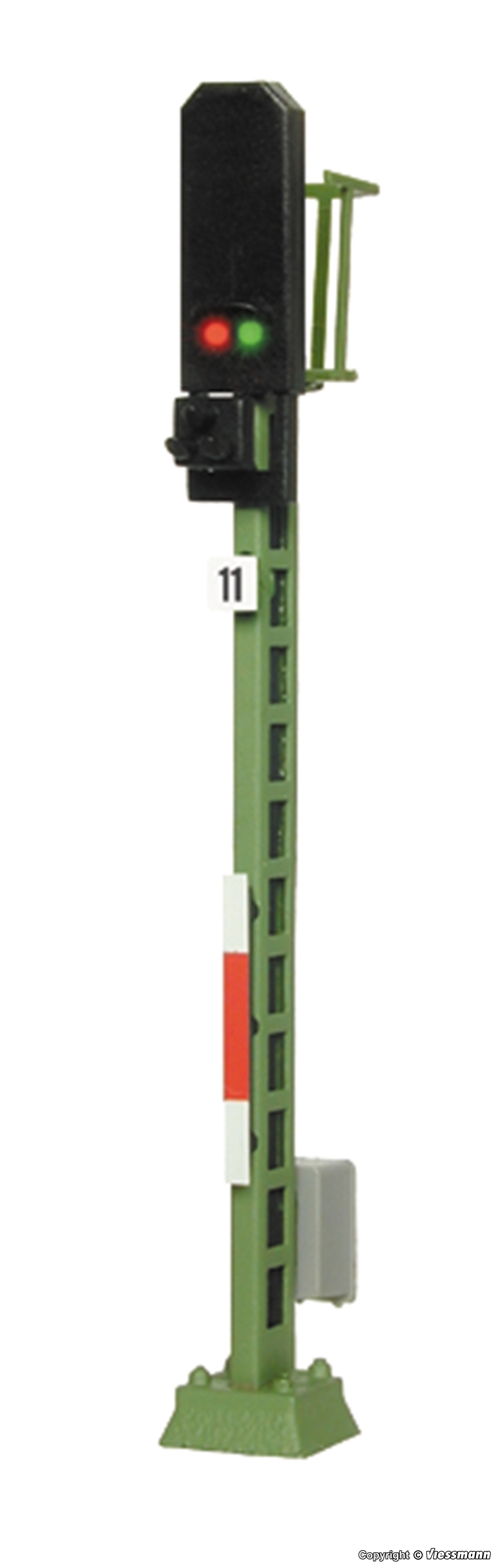 Viessmann 4411 light block signal, Gauge N