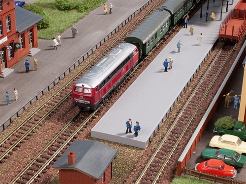 Auhagen 44641 Platform without roof, Gauge N