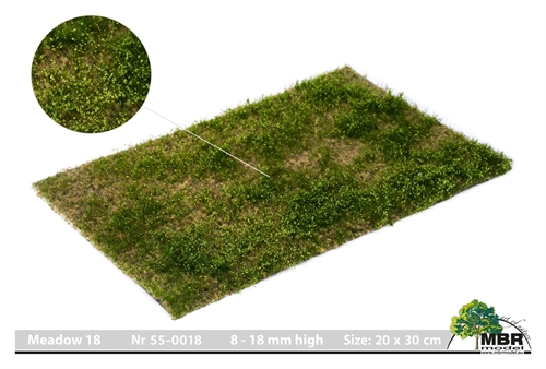 MBR 55-0018 Grass mat, Spring, 8-18 mm, size 20 x 30 cm