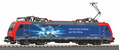 Piko 21620 Electric locomotive, 484 020, "Gut fürs Klima" SBB Cargo, ep VI , DC Sound, H0