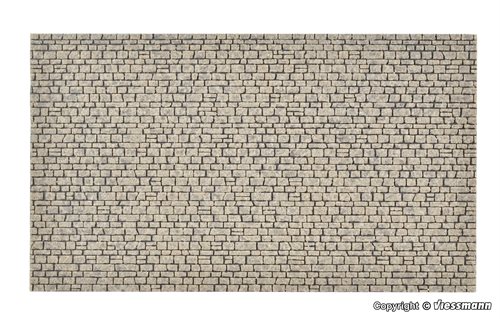 Vollmer 48220 Wall Plate Natural Stone, Stone Art, 26.5 x 15.5 cm