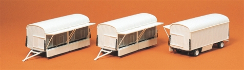 Preiser 20007 Animal Transport Wagons, 3 pcs, H0