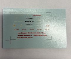 DMC Decals FB049 Gladsaxe Fire Department 1: 87