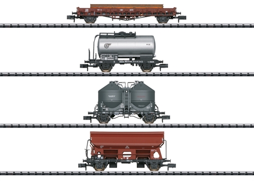 Trix 18722 Freight wagon set, ep III, Gauge N