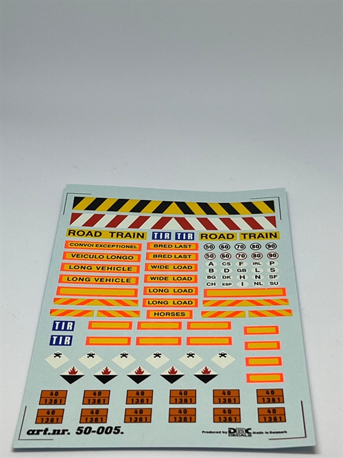 DMC Decals 50-005 Reflective International Warning Signs
