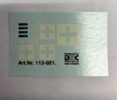 DMC Decals FB050 Hospital Decals 1:87