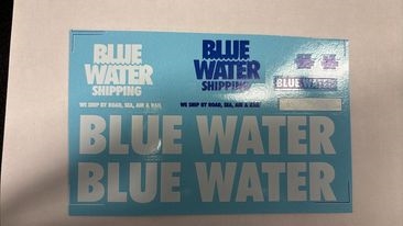 DMC Decals 50-530 Blue Water - Shipping Blue & White