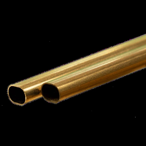 K&S Metal 5094 Oval Brass Tube 0.356mm x 304.8mm 1 pc.