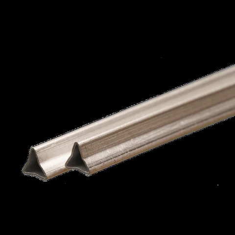 K&S Metal 5098 Triangular Aluminum Tube 304.8mm Long 2 Pieces