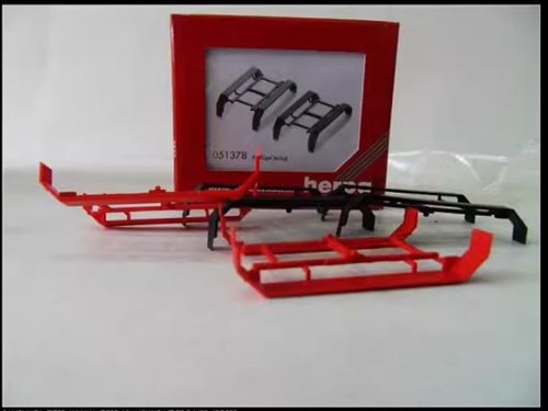 Herpa 051378 Mudguards for Jumbo Tank Trailer 3, Square Version (4 Pieces), H0