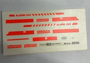 DMC Decals FB051 Copenhagen Fire Department 1:87