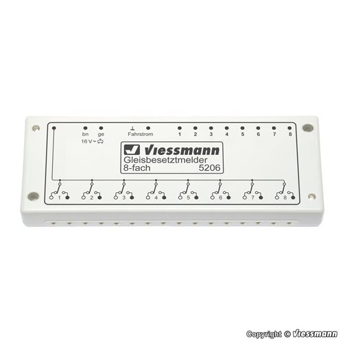 Viessmann 5206 Rail occupancy detector, 8-bay