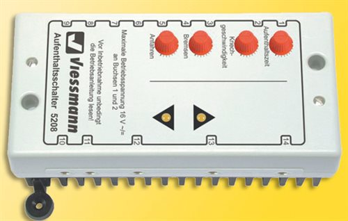Viessmann 5208 Timer til lokomotiv stop. Kan bruges til alle str skinner
