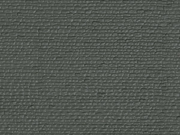 Auhagen 52410 Dekoplade, plastic, Små brosten, str. 100 x 200 mm H0/TT