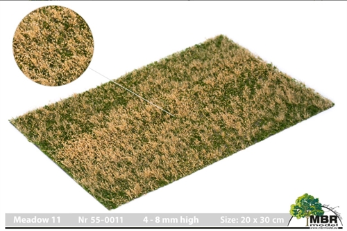 MBR 55-0011 Grass Mat, Meadow, 4-8 mm, size 20 x 30 cm